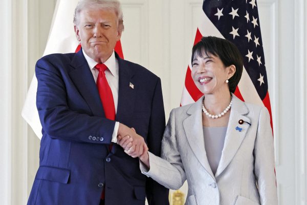 Trump praises Japan’s new prime minister during visit